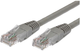 Patchcord TB miedziany Cat 6a RJ45 UTP 1 m Grey (5902002117524) - obraz 1