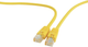 Patchcord Gembird UTP PP12 Cat 5e RJ-45 1.5 m Yellow (8716309078153) - obraz 1