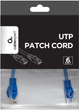 Патч-корд Gembird UTP PP6U Cat 6 RJ-45 0.25 м Blue (8716309093057) - зображення 2