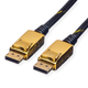 Kabel Delock DisplayPort – DisplayPort 2 m Gold (4043619825851) - obraz 1