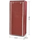 Шкаф тканинний розкладний 75*45*150см Stenson R30899 (wine red) - зображення 5