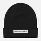 Шапка мужская Jack & Jones 191 127 One Size Черная (LV2200005057469) - изображение 1