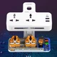 Мережевий фільтр LDNIO SC2311 перехідник із нічником 2x220V+2хUSB+1хType-C 2.4А/1хPD3.0-20W/1хQC3.0-18W Led розгалужувач трійник електричний з вимикачем та заземленням швидка зарядка Білий - изображение 5