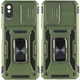 Ударостійкий чохол Camshield Army Ring для Xiaomi Redmi 9A Зелений - изображение 1