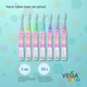 Зубная звуковая детская щетка Vega Kids VK-400B LIGHT-UP (голубая) - изображение 4