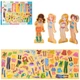 Игрушка Гардероб Tree Toys MD 1076 - это деревянная игрушка, выполненная в виде гардероба, который состоит из частей, соединенных магнитами. - изображение 3