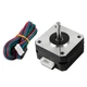 Кроковий двигун для 3D принтера NEMA17 0.7A 17HS4023 ТМ - зображення 2