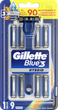 Станок для гоління чоловічий (Бритва) Gillette Blue 3 Hybrid з 9 змінними картриджами (7702018537778) - зображення 1