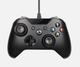 Дротовий ігровий геймпад X-One для приставки Xbox One та PC (Чорний) джойстик USB - зображення 1