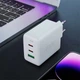 Зарядное Устройство Acefast A41 PD65W 2Type-C/1 USB/3.6A Белое - изображение 4