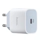 Сетевое зарядное устройство Hoco C76A Plus Speed source PD20W charger (EU) White - изображение 1