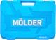 Профессиональный набор инструментов в кейсе Molder 1/2", 1/4", 3/8" 72Т, CR-V 151 единица (MT60151) - изображение 11
