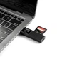 Картридер для карток пам'яті SD/TF з роз'ємом USB XO DK05A card reader (USB2.0, SD/TF, 480Mbps). Black - зображення 2