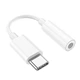 Перехідник Type-C на навушники mini jack 3.5 Digital Audio Converter HOCO LS35 (0.04m, DAC). White - зображення 3