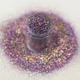Бузково-золотисто-блакитний мульти-глітер Lecente Showgirl Multi Glitz Chunky Glitter 8 г - зображення 2