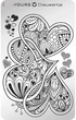 Пластина для стемпинга :YOURS Queen of Hearts Stamping Plate YD04 - изображение 1