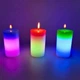 Декоративная свеча из воска Candled Magic LED с подсветкой хамелеон меняющая цвет - изображение 2