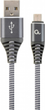 Кабель Cablexpert USB - MicroUSB 2 м Space Grey/White (CC-USB2B-AMmBM-2M-WB2) - зображення 1