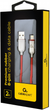 Kabel Cablexpert USB - Apple Lightning 2 m Czerwony (CC-USB2R-AMLM-2M-R) - obraz 2