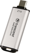 Dysk SSD Transcend ESD300 2TB USB 3.1 Gen 2 Type-C Silver (TS2TESD300S) Zewnętrzny - obraz 6