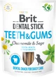 Ласощі для собак Brit Care Dental Stick Teeth & Gums здорові ясна та зуби, ромашка та шавлія 7 шт, 251 г (8595602564354)A - зображення 1