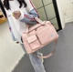 Сумка дорожная спортивная с отделение для обуви Пудровая Travel bag - изображение 1