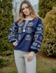 Вишиванка жіноча V&V Подільська 80-84 Темно-синій (301009193) - зображення 1
