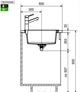 Комплект: Кухонна мийка Franke Sirius 2.0 S2D 611-78 XL (143.0621.335)+Кухонний змішувач Franke Lina (115.0626.019)+Дозатор миючих засобів Franke Comfort (112.0652.763) - зображення 5