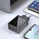 Зарядний пристрій ESSAGER Fangbo QC3.0 USB-A (QC+Dual 2.4A) EU Black (ECTQC3-FBB01) - зображення 4