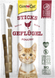 Упаковка лакомство для котов Мясные палочки Gimborn GimCat SUPERFOOD курица и лесные ягоды 3 шт 1 упаковка + Мясные палочки Gimborn GimCat мясо птицы grain-free 4 шт 1 упаковка 35 г (2700000031018) - изображение 3