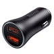 Автомобильное зарядное устройство с быстрой зарядкой BASEUS |2USB, 60W| Темно серый (CGJM000013) - изображение 1