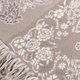Плед хлопковый в бежево-сером цвете с узорами Shingora - изображение 5