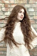 Парик на сетке Lace Wig SupeL Lily тон 30 коричнево-рыжий, термостойкое волокно - изображение 2
