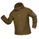 Куртка тактическая демисезонная мужская для силовых структур Stalker SoftShell Койот (7346), L (OPT-34521) - изображение 1