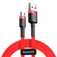 Кабель зарядки Baseus CAMKLF-B09 Cafule (2.4A) (1M) USB to MicroUSB для Android/Samsung/Xiaomi/Huawei/Meizu Червоний - изображение 1