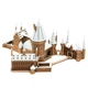 Металлический конструктор 3Д Metal Earth IconX - Harry Potter - Hogwarts in snow, ICX138 - изображение 3