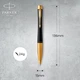 Ручка кулькова Parker Urban Muted Black GT BP 30 035 - зображення 3