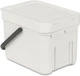 Бак для мусора Brabantia Sort and Go 6 л 24.9x20x18.1 см (213267) - изображение 3