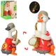 Музыкальный интерактивный гусь-саксофонист Hola Toys развивающая игрушка арт. 6111-Red - изображение 5