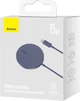 Бездротовий зарядний пристрій Baseus Simple Mini3 Magnetic Wireless Charger 15W CCJJ040205 Purple - изображение 6