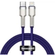 Кабель Baseus Cafule Series Metal Cable Type-C to Lightning PD 20W 1m CATLJK-A05 Purple - изображение 1