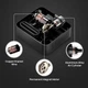 Автомобільний компресор 70mai Air Compressor Lite (Midrive TP03) для накачування шин із цифровим екраном, Black - зображення 2