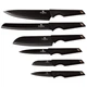Набір ножів 6 предметів Berlinger Haus Black Rose Collection (BH-2593) - зображення 1