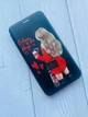 Чехол-книжка с рисунком для Samsung Galaxy M51 Черный; Девушка с кофе (принт 137) - изображение 2