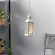 Лампа ліхтар для чайної свічки IKEA ENRUM, для дому та вулиці, біла, 22 см - изображение 4