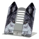 Підставка для книг Kite Wolf металева, світло-сіра (K24-390-2) - изображение 2