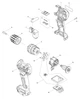 Шурупокрут акумуляторний Makita DF332DZ (35 Нм, 0.8-10 мм, BL, CXT, без акумуляторів та зарядного пристрою) - зображення 9