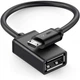 Кабель-Адаптер Ugreen OTG Micro USB круглый 12СМ черный (US133) - зображення 9