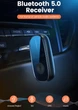 Bluetooth-адаптер Ugreen беспроводной Bluetooth 5.0 адаптер приемник с микрофоном 3.5мм (CM279) черный - изображение 12