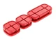 Набір тримачів для дротів універсальний Baseus Cross Peas Red «ACTDJ-04» - зображення 6